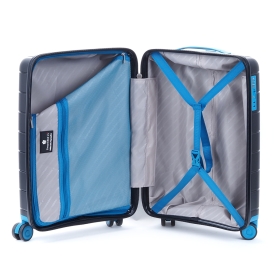 Mała walizka podróżna kabinowa do samolotu 55x40x20 polipropylen 20303