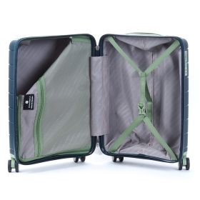 Mała walizka podróżna kabinowa do samolotu 55x40x20 polipropylen 20303