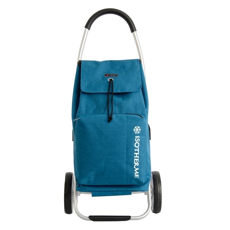 Torba wózek na zakupy na dużych kółkach z termokieszenią 50l 32034