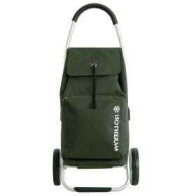 Torba wózek na zakupy na dużych kółkach z termokieszenią 50l 32034