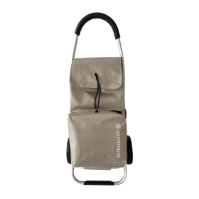 Torba wózek na zakupy na dużych kółkach z termokieszenią 50l A32034