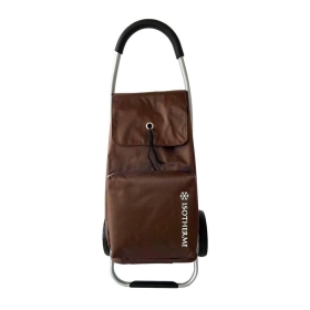 Torba wózek na zakupy na dużych kółkach z termokieszenią 50l A32034