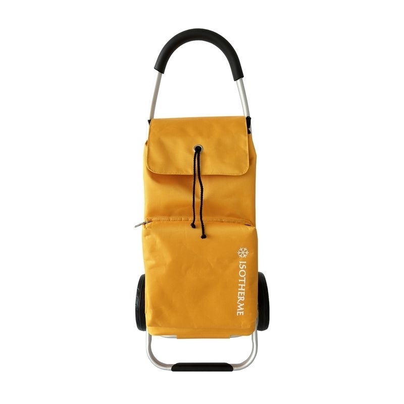 Torba wózek na zakupy na dużych kółkach z termokieszenią 50l A32034