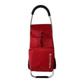 Torba wózek na zakupy na dużych kółkach z termokieszenią 50l A32034