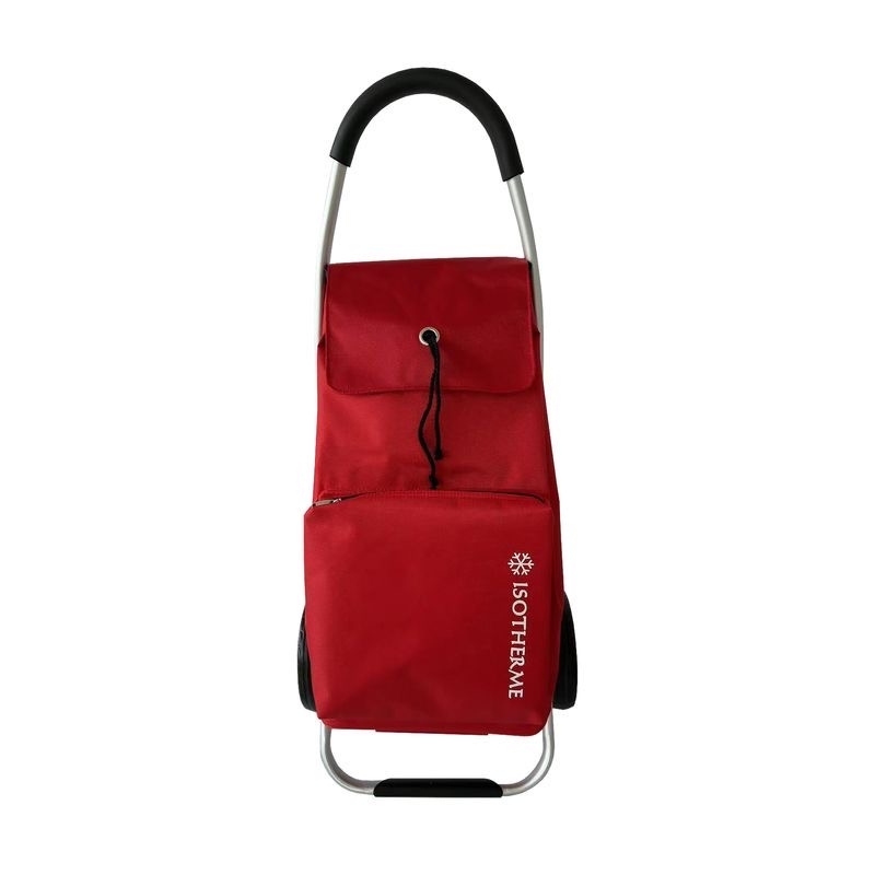 Torba wózek na zakupy na dużych kółkach z termokieszenią 50l A32034