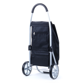 Torba wózek na zakupy na dużych kółkach z termokieszenią 50l A32034