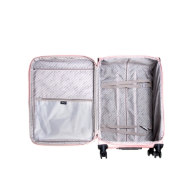 Duża walizka podróżna na kółkach materiałowa TSA 100l Airtex 828