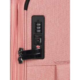 Duża walizka podróżna na kółkach materiałowa TSA 100l Airtex 828