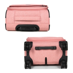 Mała walizka podróżna na kółkach materiałowa 40l TSA Airtex 828