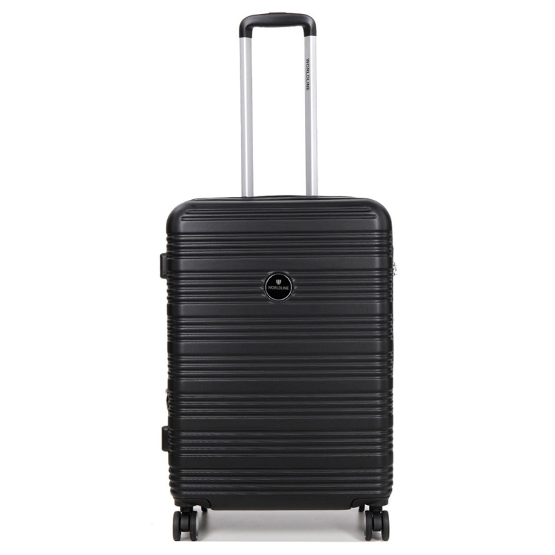 Walizka podróżna średnia na 4 kółkach twarda ABS 80 l Worldline 805