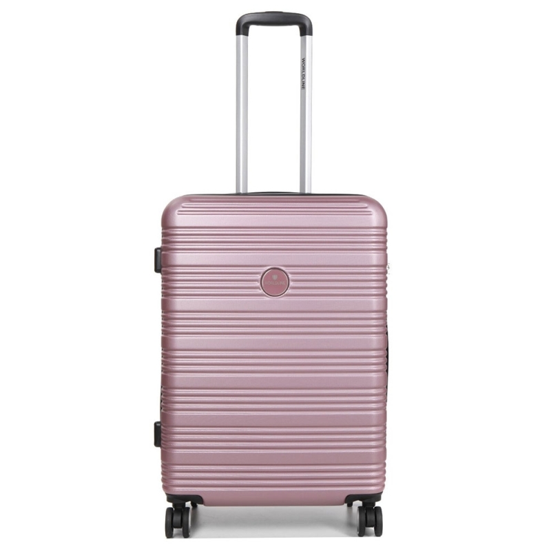 Walizka podróżna średnia na 4 kółkach twarda ABS 80 l Worldline 805