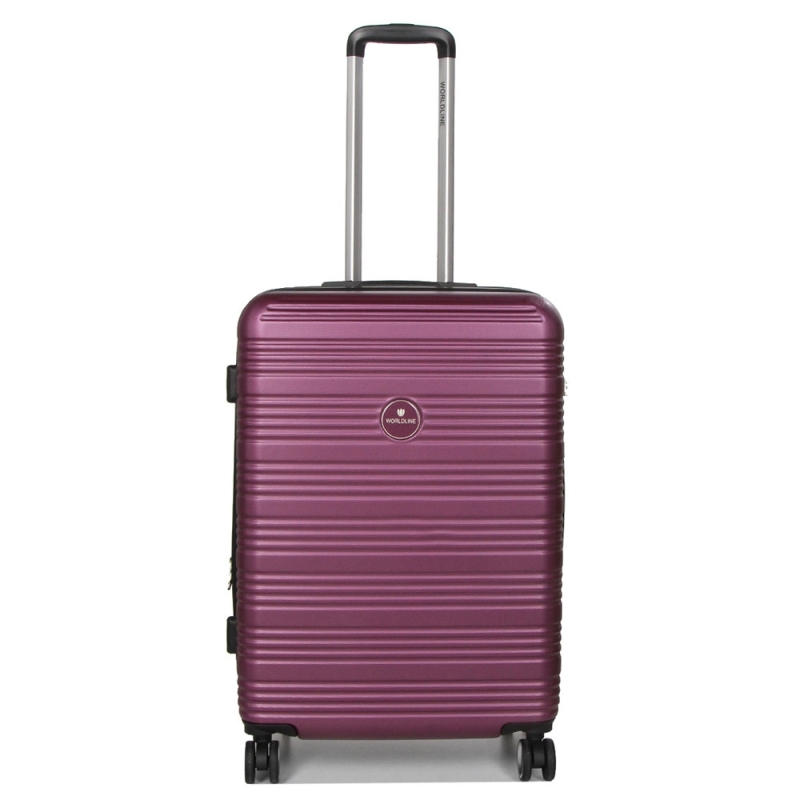 Walizka podróżna średnia na 4 kółkach twarda ABS 80 l Worldline 805