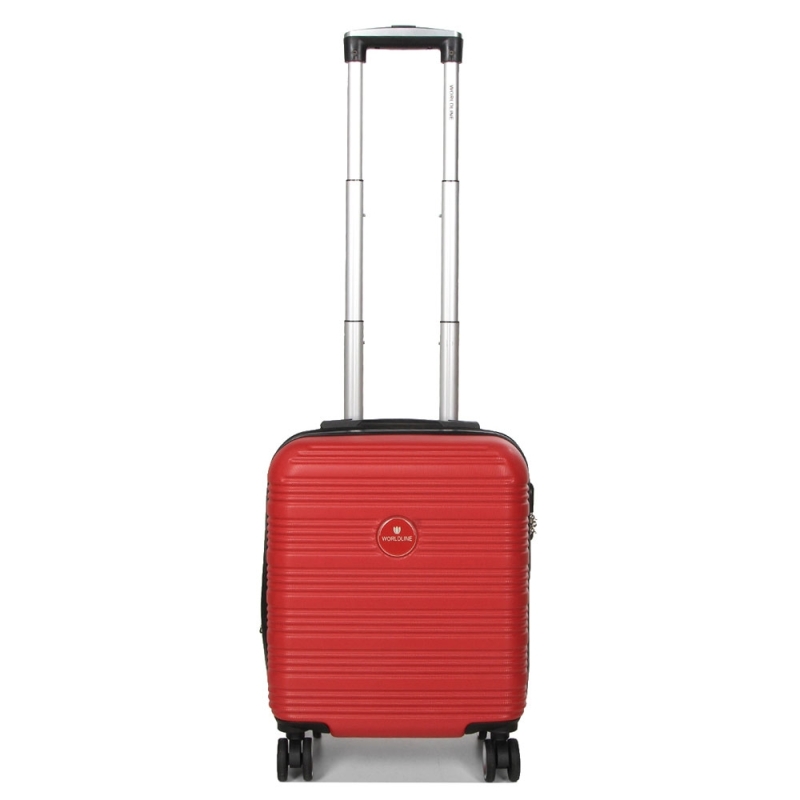 Mała walizka podróżna na kółkach kabinowa 45x35x20 30l Worldline 805