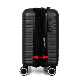 Mała walizka podróżna na kółkach kabinowa 45x35x20 30l Worldline 805