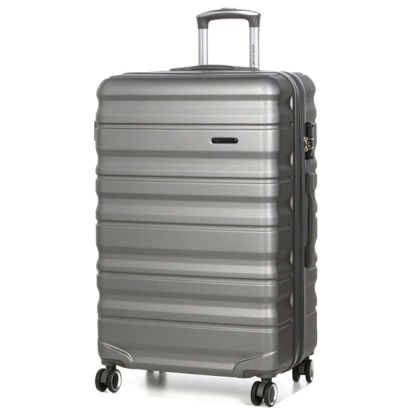 Walizka podróżna duża na 4 kółkach 100l twarda ABS Worldline 628