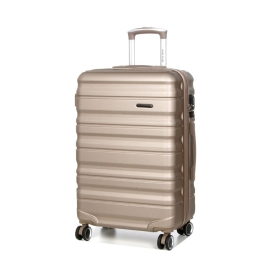 Walizka podróżna średnia na 4 kółkach 60l twarda ABS Worldline 628