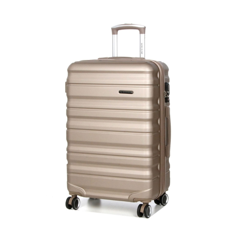 Walizka podróżna średnia na 4 kółkach 60l twarda ABS Worldline 628