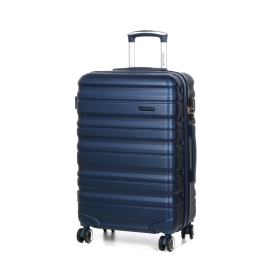 Walizka podróżna średnia na 4 kółkach 60l twarda ABS Worldline 628