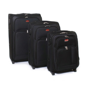 Zestaw walizek podróżnych na 2 kółkach materiałowych 3 sztuki 91074