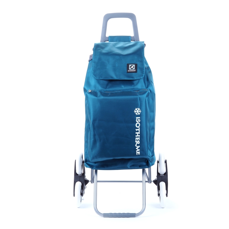 Wózek na zakupy na kółkach na schody sześciokołowy 50l A22030