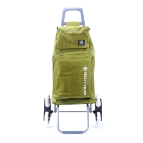 Wózek na zakupy na kółkach na schody sześciokołowy 50l A22030