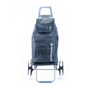 Wózek na zakupy na kółkach na schody sześciokołowy 50l A22030