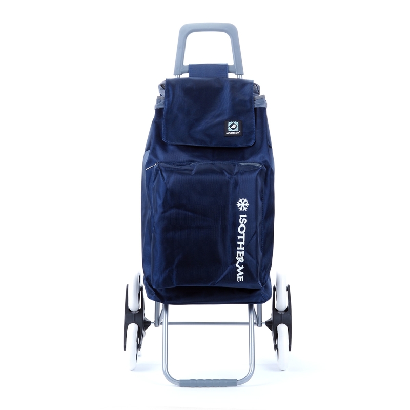 Wózek na zakupy na kółkach na schody sześciokołowy 50l A22030