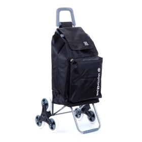 Wózek na zakupy na kółkach na schody sześciokołowy 50l A22030