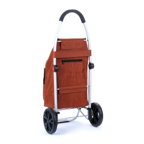 Wózek torba na zakupy na dużych kółkach składany termokieszeń 107