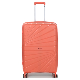 Walizka podróżna duża na 4 kółkach polipropylen 100l TSA 287