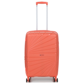 Walizka podróżna średnia na 4 kółkach polipropylen 70l TSA 287