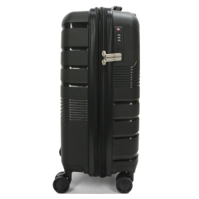 Walizka podróżna na kółkach mała kabinowa polipropylen 40l TSA 287