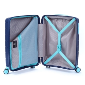 Mała walizka podróżna kabinowa do samolotu 55x40x20 polipropylen 20303