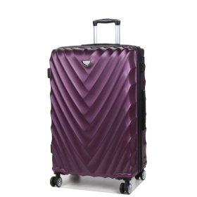 Duża walizka podróżna na czterech kółkach twarda 80 l 93503