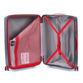 Walizka podróżna na kółkach średnia polipropylen 80l TSA Madisson 20303