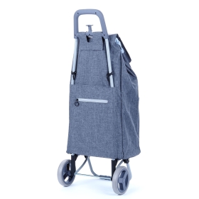 Torba wózek na zakupy na kółkach z kieszenią termiczną 45l HLS-C8