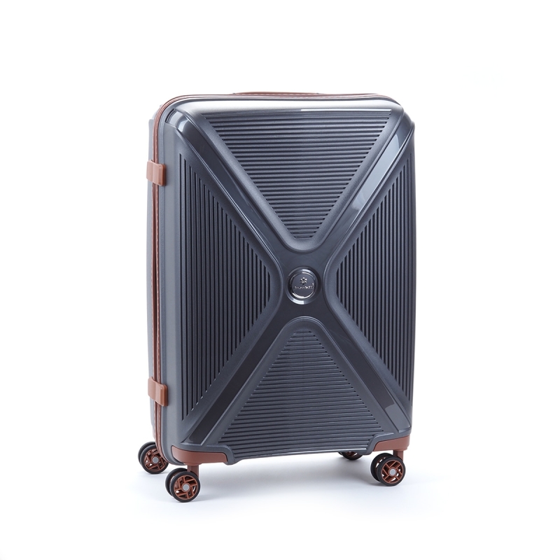 Walizka podróżna duża na 4 kółkach polipropylen 100 l TSA A84803