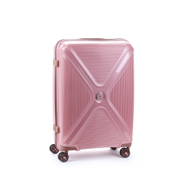 Walizka podróżna średnia na 4 kółkach polipropylen 80 l TSA A84803