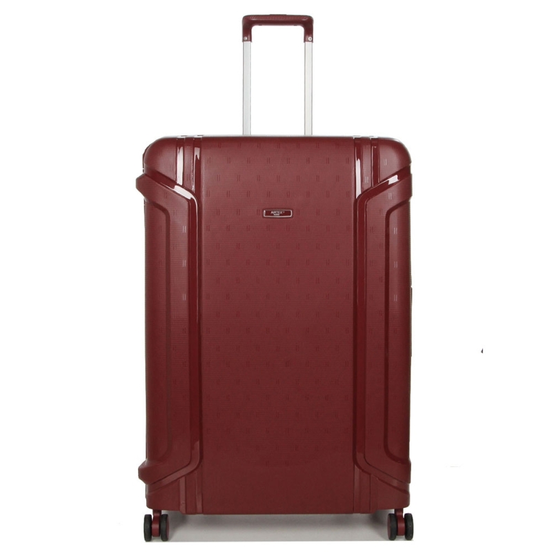 Walizka podróżna na zatrzaski duża polipropylen 100 l TSA Airtex 645