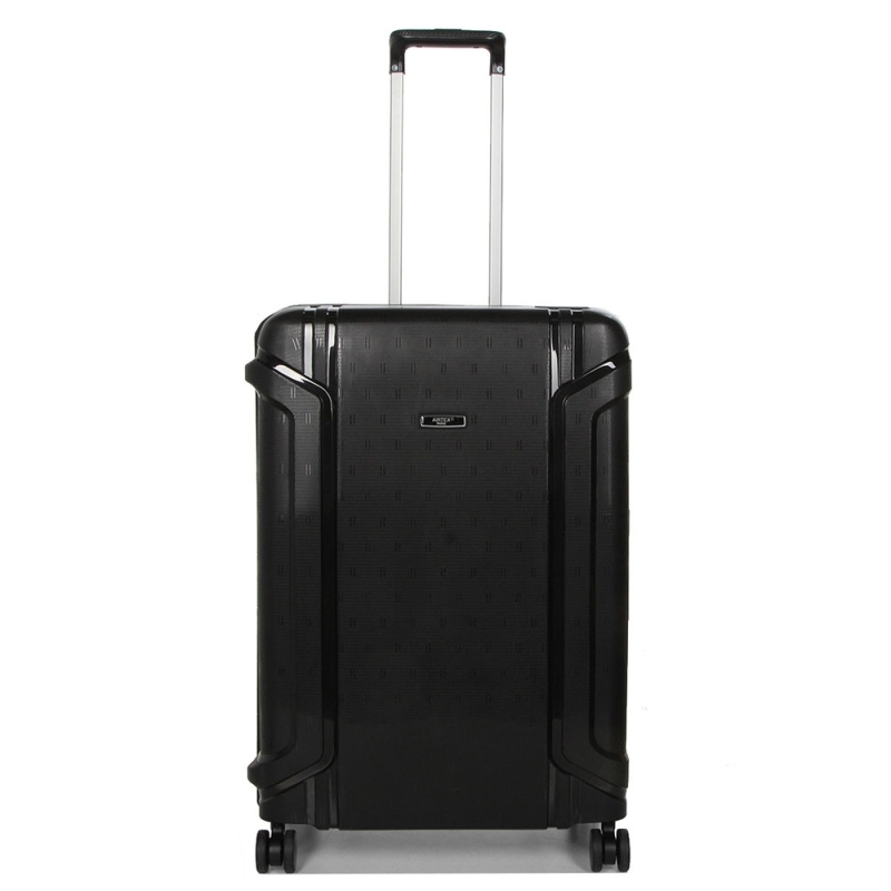 Walizka podróżna na zatrzaski średnia polipropylen 80 l TSA Airtex 645