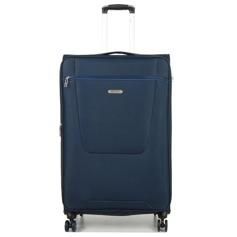 Duża walizka podróżna na 4 kółkach materiałowa XL 150l TSA Airtex 825