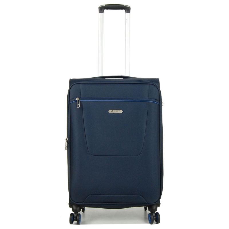 Średnia walizka podróżna na 4 kółkach materiałowa 60l TSA Airtex 825