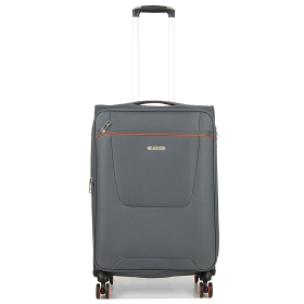 Średnia walizka podróżna na 4 kółkach materiałowa 60l TSA Airtex 825