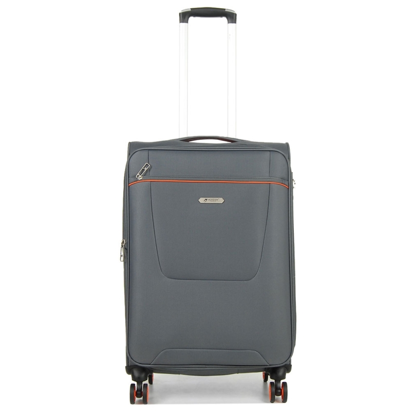 Średnia walizka podróżna na 4 kółkach materiałowa 60l TSA Airtex 825