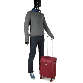 Mała walizka kabinowa materiałowa 55x40x20 TSA Airtex 825