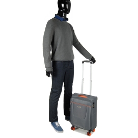 Mała walizka kabinowa materiałowa 55x40x20 TSA Airtex 825