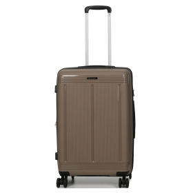 Walizka podróżna średnia na kółkach z poszerzeniem polipropylen 70l 292