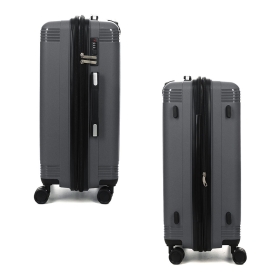 Walizka podróżna średnia na kółkach z poszerzeniem polipropylen 70l 292