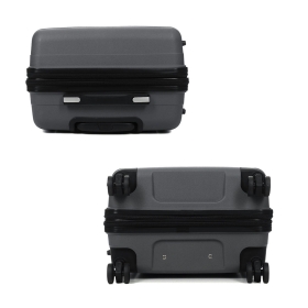 Walizka podróżna średnia na kółkach z poszerzeniem polipropylen 70l 292