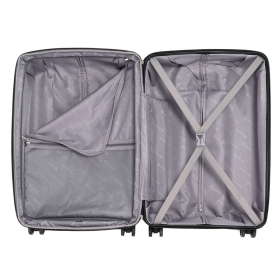 Walizka podróżna średnia na kółkach z poszerzeniem polipropylen 70l 292